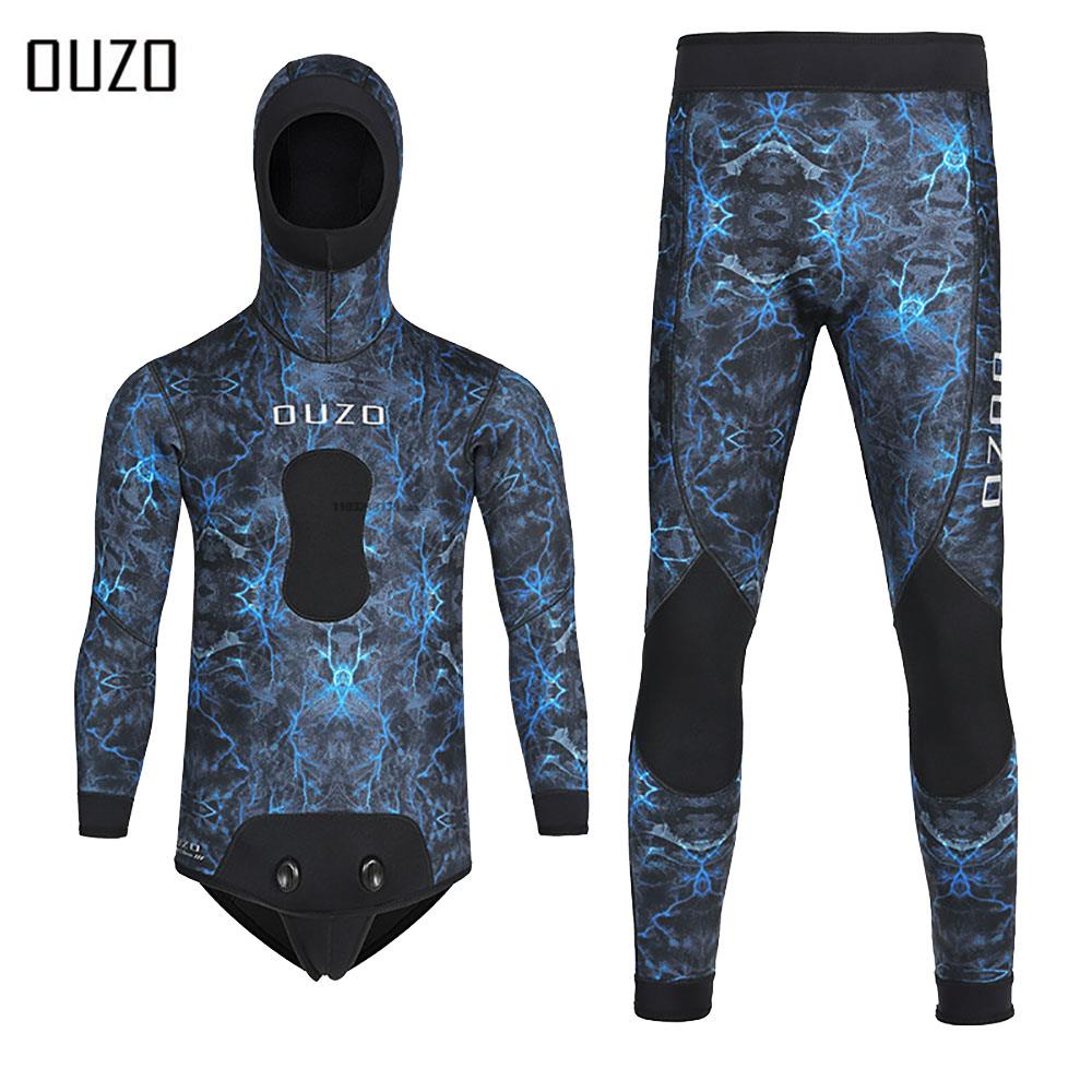 Wetsuit 3Mm Neoprene - Fato molhado de caça camuflagem masculino,
