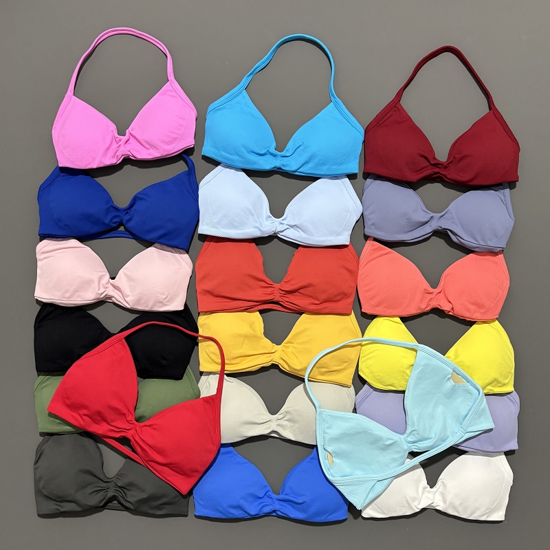 Aquatic Sports Bra - Sutiã esportivo com tiras, roupa íntima