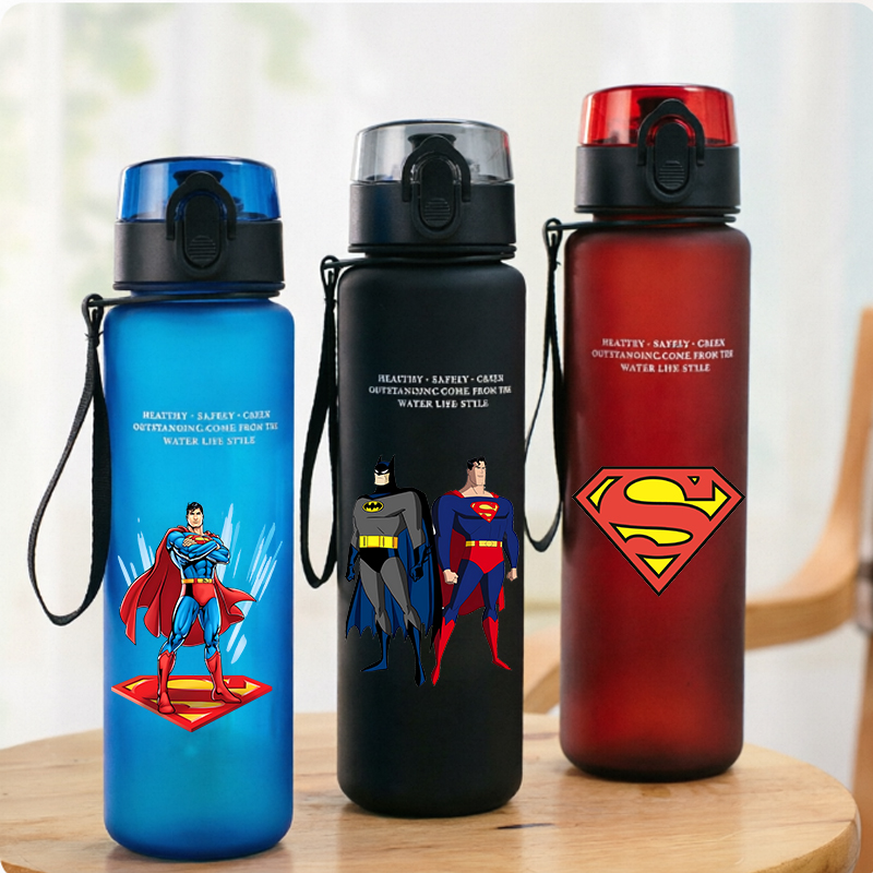 Aquatic Gym - Garrafa de Água Esportiva Superman 650ml
