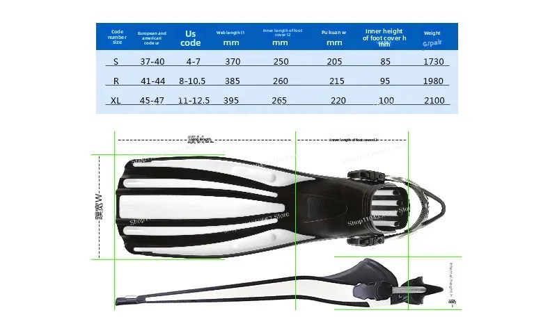 Nadadeiras de Treinamento Ajus - Fin Diving Blade avaliação e preço