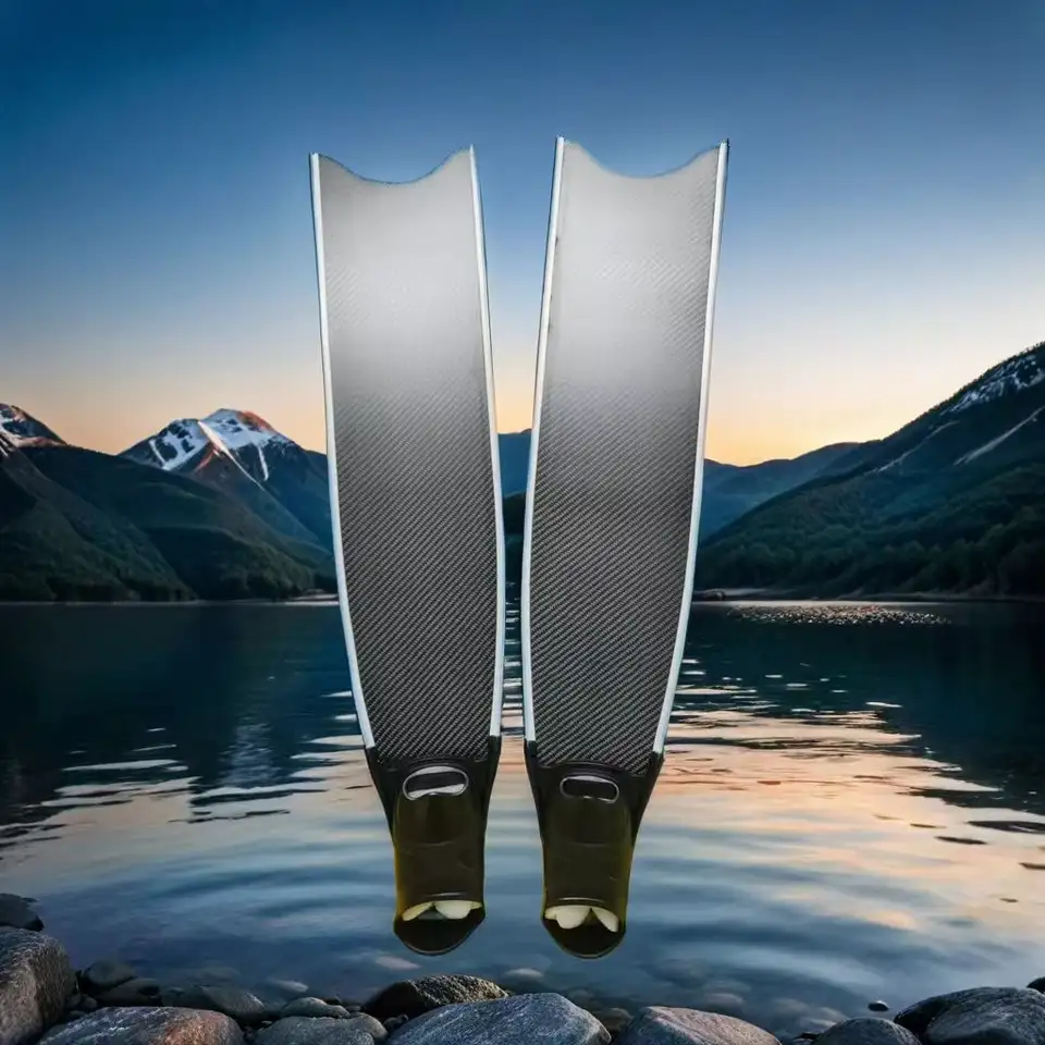 Carbon Fiber Long Blade Diving - Fin Diving Blade avaliação e preço