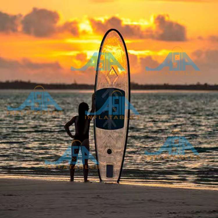 Sup inferior transparente cris - Stand Up Paddle Leash avaliação e preço